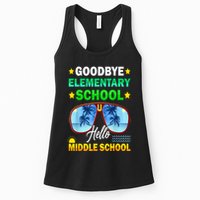 Goodbye Elementary School On My Way To Middle School Womens Tank Top