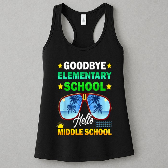 Goodbye Elementary School On My Way To Middle School Womens Tank Top