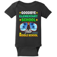 Goodbye Elementary School On My Way To Middle School Baby Bodysuit