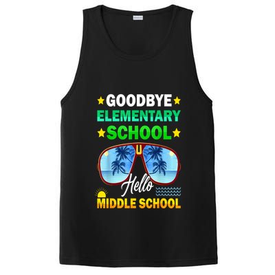 Goodbye Elementary School On My Way To Middle School PosiCharge Competitor Tank