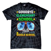 Goodbye Elementary School On My Way To Middle School Tie-Dye T-Shirt