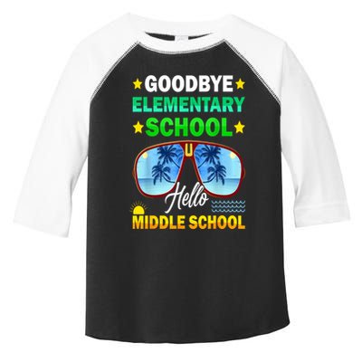 Goodbye Elementary School On My Way To Middle School Toddler Fine Jersey T-Shirt