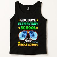 Goodbye Elementary School On My Way To Middle School Tank Top