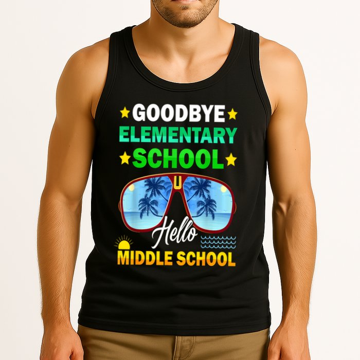 Goodbye Elementary School On My Way To Middle School Tank Top