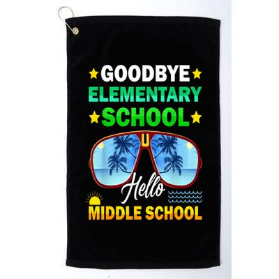 Goodbye Elementary School On My Way To Middle School Golf Towel