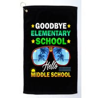 Goodbye Elementary School On My Way To Middle School Golf Towel