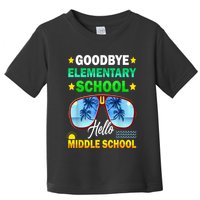 Goodbye Elementary School On My Way To Middle School Toddler T-Shirt