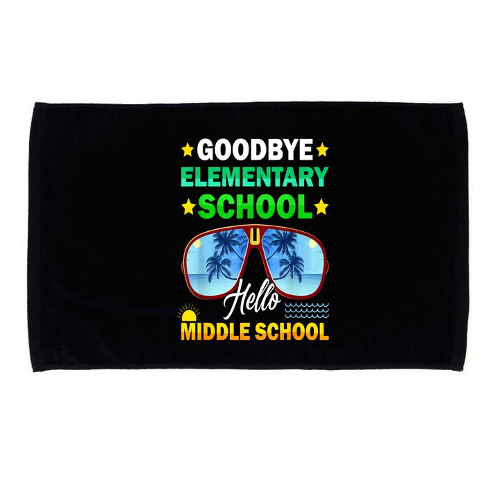 Goodbye Elementary School On My Way To Middle School Microfiber Hand Towel