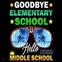 Goodbye Elementary School On My Way To Middle School Visor