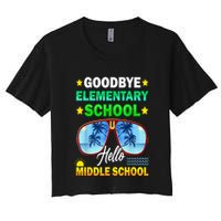 Goodbye Elementary School On My Way To Middle School Crop Top