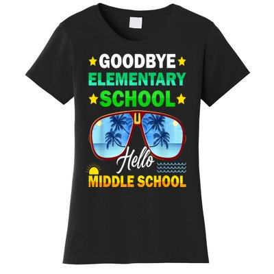 Goodbye Elementary School On My Way To Middle School Women's T-Shirt