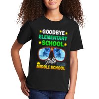 Goodbye Elementary School On My Way To Middle School Kids T-Shirt