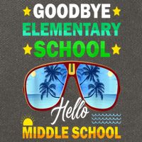 Goodbye Elementary School On My Way To Middle School Cotton Canvas Backpack