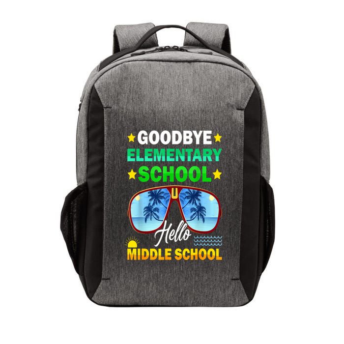 Goodbye Elementary School On My Way To Middle School Vector Backpack