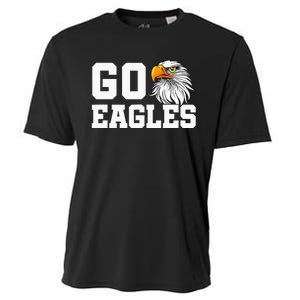 Go Eagles School Team Spirit Dress Up Day Eagle Mascot Cooling Performance Crew T-Shirt