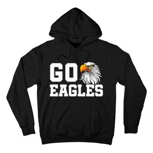 Go Eagles School Team Spirit Dress Up Day Eagle Mascot Hoodie