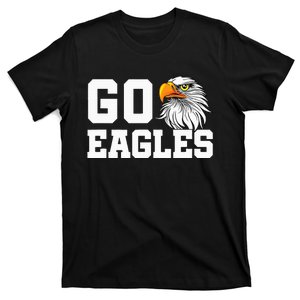 Go Eagles School Team Spirit Dress Up Day Eagle Mascot T-Shirt