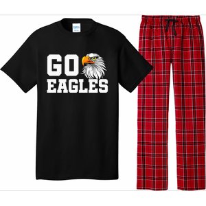 Go Eagles School Team Spirit Dress Up Day Eagle Mascot Pajama Set