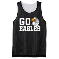 Go Eagles School Team Spirit Dress Up Day Eagle Mascot Mesh Reversible Basketball Jersey Tank