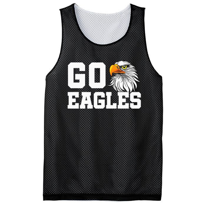 Go Eagles School Team Spirit Dress Up Day Eagle Mascot Mesh Reversible Basketball Jersey Tank