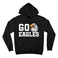 Go Eagles School Team Spirit Dress Up Day Eagle Mascot Tall Hoodie