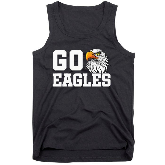 Go Eagles School Team Spirit Dress Up Day Eagle Mascot Tank Top