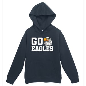 Go Eagles School Team Spirit Dress Up Day Eagle Mascot Urban Pullover Hoodie