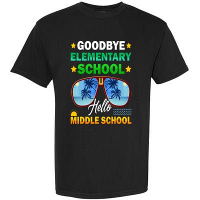 Goodbye Elementary School On My Way To Middle School Garment-Dyed Heavyweight T-Shirt