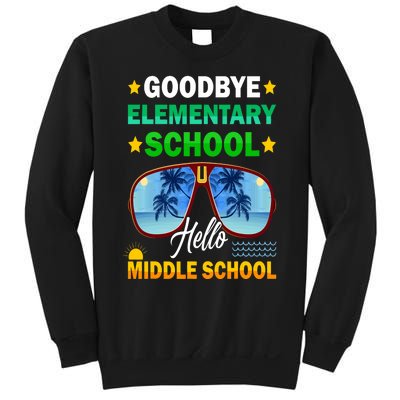 Goodbye Elementary School On My Way To Middle School Sweatshirt