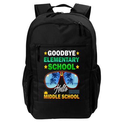 Goodbye Elementary School On My Way To Middle School Daily Commute Backpack