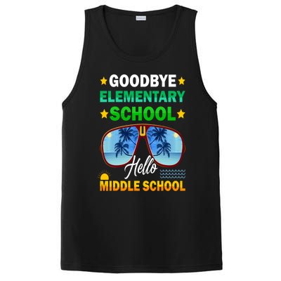 Goodbye Elementary School On My Way To Middle School PosiCharge Competitor Tank