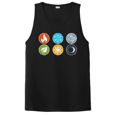 Gloomhaven Elements Symbol Fire Ice Air Earth Light Dark PosiCharge Competitor Tank