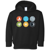 Gloomhaven Elements Symbol Fire Ice Air Earth Light Dark Toddler Hoodie