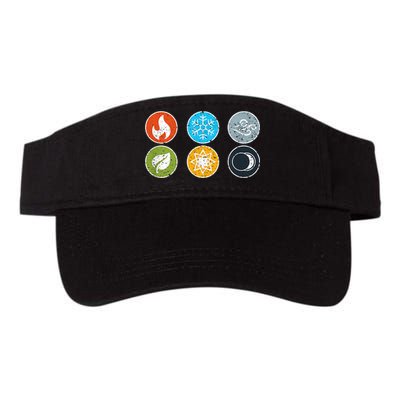 Gloomhaven Elements Symbol Fire Ice Air Earth Light Dark Visor