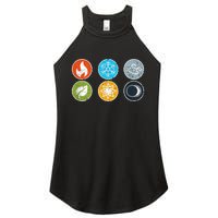 Gloomhaven Elements Symbol Fire Ice Air Earth Light Dark Women's Perfect Tri Rocker Tank