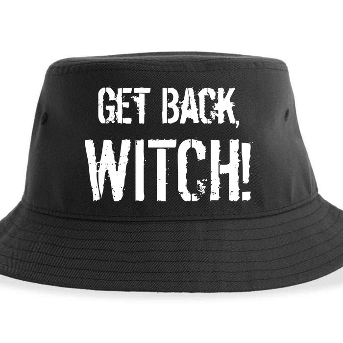 Get Back, Witch! Halloween Sustainable Bucket Hat