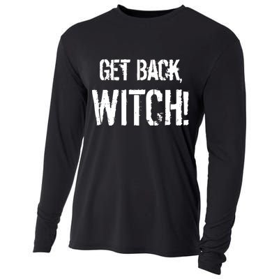 Get Back, Witch! Halloween Cooling Performance Long Sleeve Crew