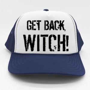 Get Back, Witch! Halloween Trucker Hat