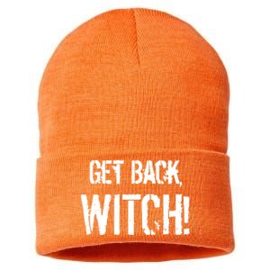 Get Back, Witch! Halloween Sustainable Knit Beanie