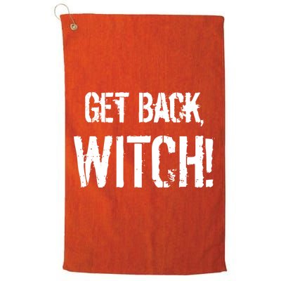 Get Back, Witch! Halloween Golf Towel