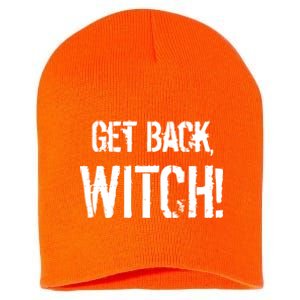 Get Back, Witch! Halloween Short Acrylic Beanie