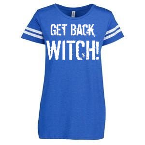 Get Back, Witch! Halloween Enza Ladies Jersey Football T-Shirt