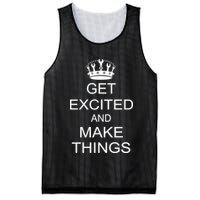 Get Excited and Make Things Mesh Reversible Basketball Jersey Tank