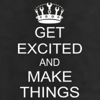 Get Excited and Make Things Golf Towel