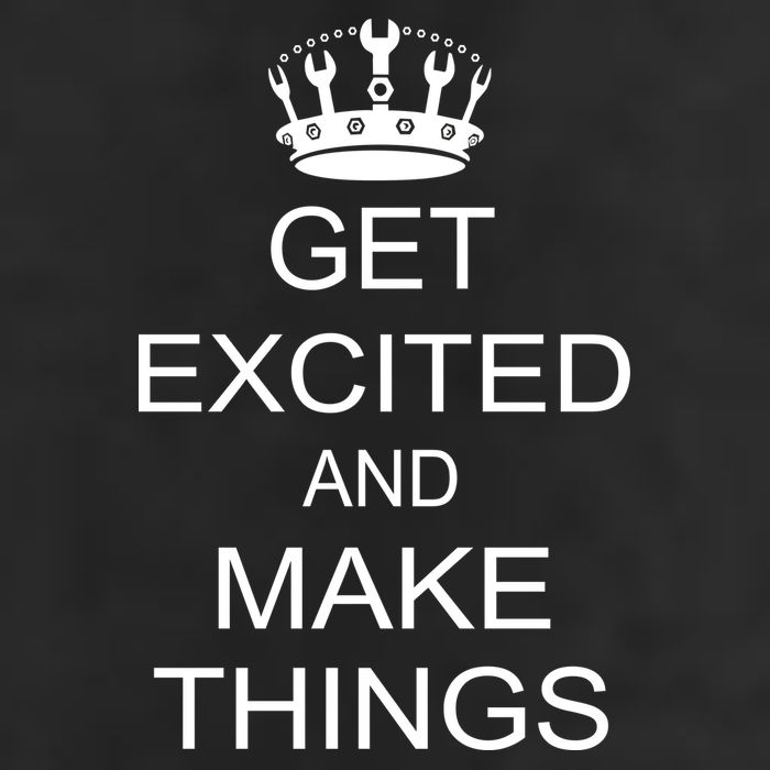 Get Excited and Make Things Golf Towel