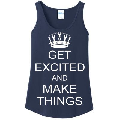 Get Excited and Make Things Ladies Essential Tank