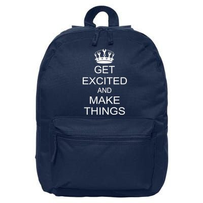 Get Excited and Make Things 16 in Basic Backpack