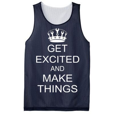 Get Excited and Make Things Mesh Reversible Basketball Jersey Tank