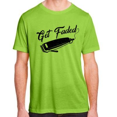 Get Faded Barber Razor Adult ChromaSoft Performance T-Shirt