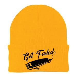 Get Faded Barber Razor Knit Cap Winter Beanie